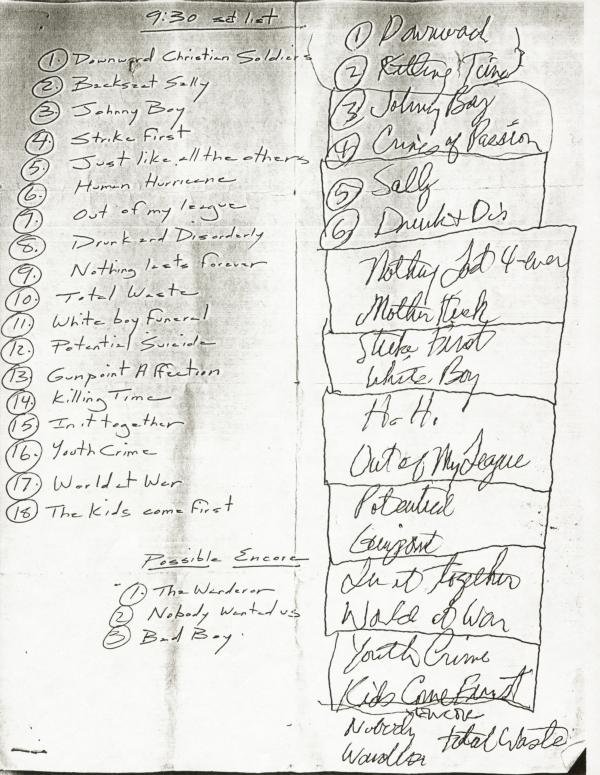 setlist
