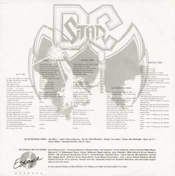 dc star black vinyl