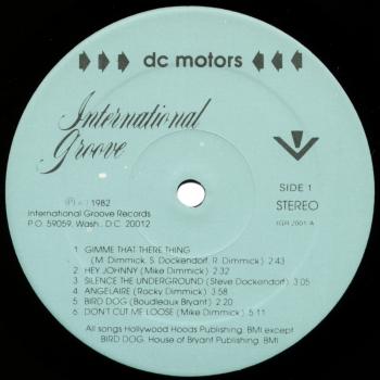 dc motors black vinyl