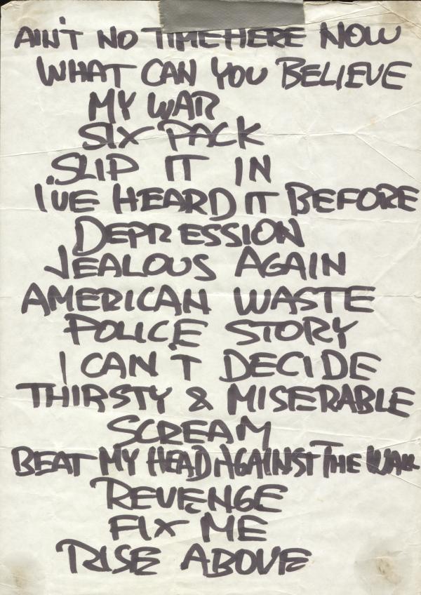 setlist