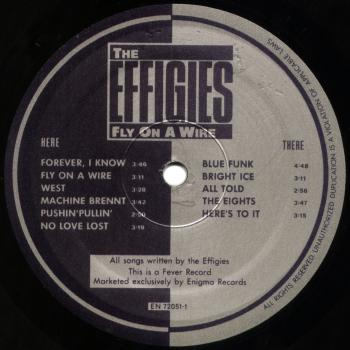 fly on a wire a label