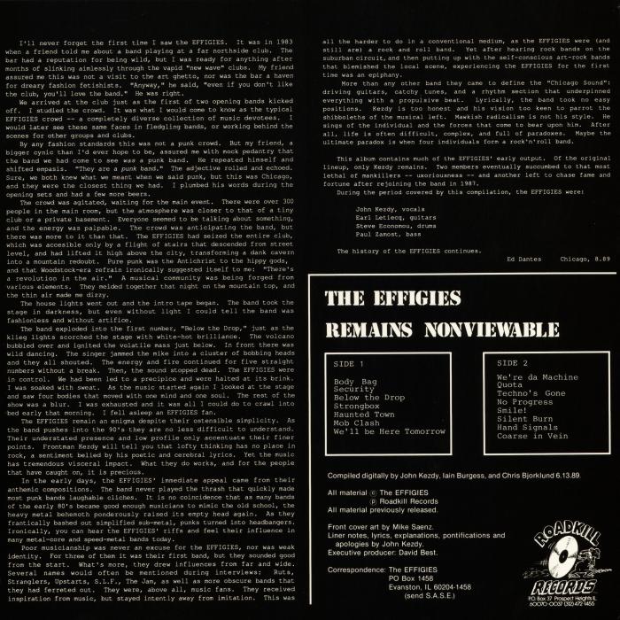 remains nonviewable front cover