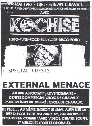 ex menace flyer
