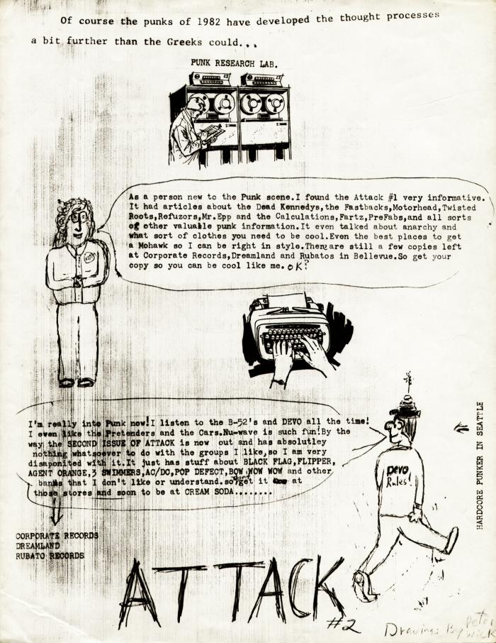attack fanzine number 2 cover