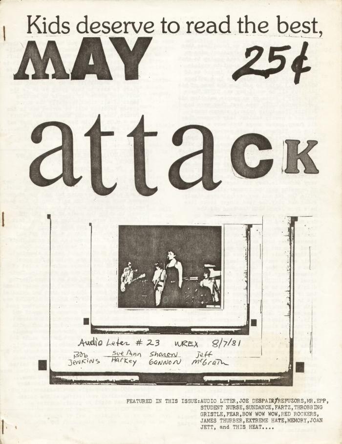 attack fanzine number 4 cover