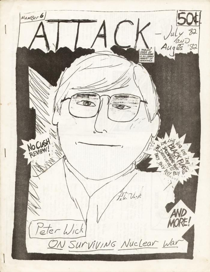 attack fanzine number 6 cover