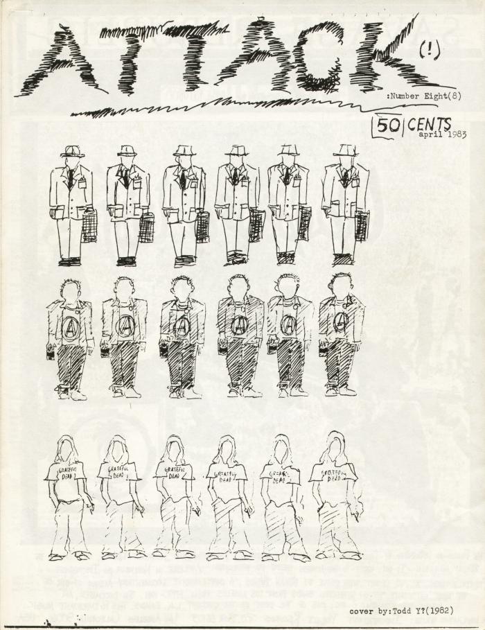 attack fanzine number 8 cover