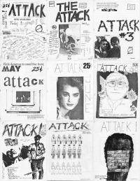attack fanzine collage